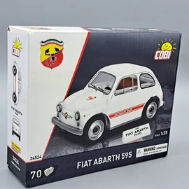 Cobi Fiat Abarth 595 1:35 70db-os 24524 építhető modellautó
