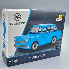 Cobi Trabant 601 kék 1:35 72db-os 24539 építhető modellautó