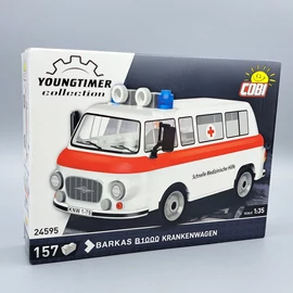 Cobi Barkas B1000 Mentő 1:35 157db 24595 építhető modellautó