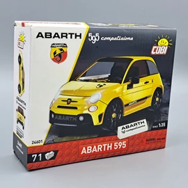 Cobi Fiat Abarth 595 1:35 71db-os 24601 építhető modell autó