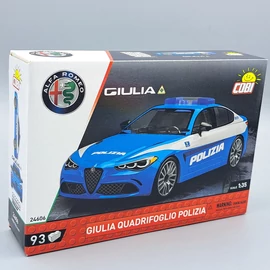 Cobi Alfa Romeo rendőr 1:35 93db. 24606 épithető modellautó