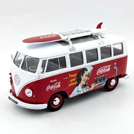 Volkswagen T1 Coca-Cola busz 1:24 Oxford retró autó modell