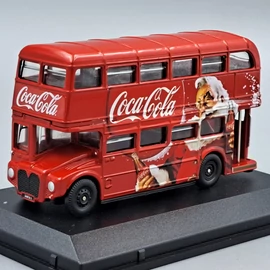 Routemaster bus Coca-cola Xmas retró autóbusz modell