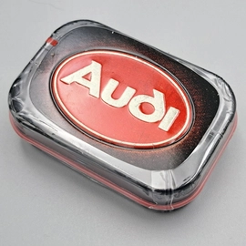 Nostalgic manta cukor Audi logo fémdoboz