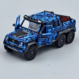 Mercedes G63 AMG 6x6 kék 1:64 ERA fém autómodell