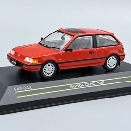 First43 Honda Civic 1987 1:43 modellautó piros