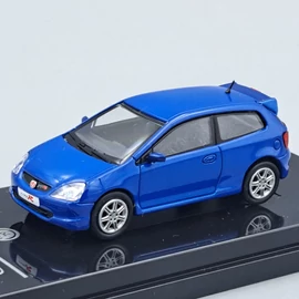 Honda Civic Type R 2001 1:64 Para64 kék fémautó modell