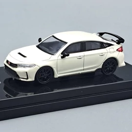 Honda Civic Type R 2023 1:64 Para fehér autómodell