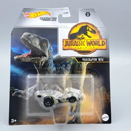 Jurassic World Velociraptor 46 HotWheels kisautó