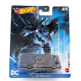 Hot Wheels Premium Batman Tour Bus DC autómodell kisautó