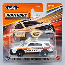 Ford Interceptor Utility 2016 Matchbox kisautó modell