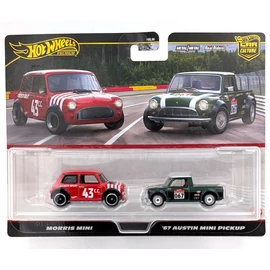 Hot Wheels Mini Morris+Mini Austin '67 kisautó