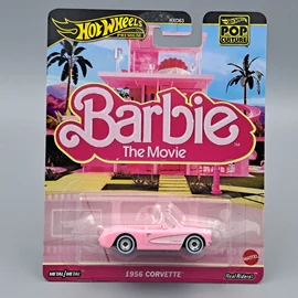 Corvette 1956 Barbie Hot Wheels 1:64 fém kisautó