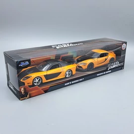 Mazda RX-7 és Toyota Supra 2db-od szett Jada modellautó játékautó