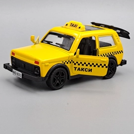 Lada Níva Taxi gyerekjáték fémautó