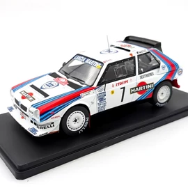 Lancia Delta S4 #7 Monte-Carlo 1986 1:24 Atlas retró versenyautó modell