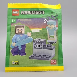 Lego Minecraft figura kék karddal 662317 építőjáték