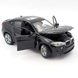 BMW X6M 1:24 fekete modellautó Rastar