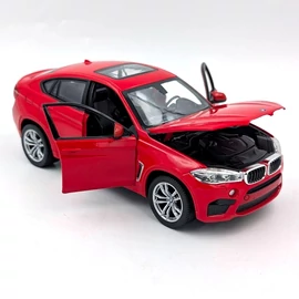 BMW X6M 1:24 piros modellautó Rastar