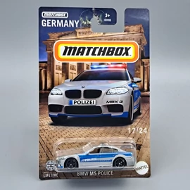 BMW M5 rendőr germany Matchbox 17/24 kisautó modell