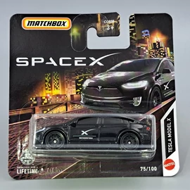 Tesla model X Spacex 1:64 Matchbox kisautó