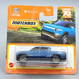 Rivian T1T 1:64 Matchbox modell autó kék
