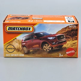 Infinit QX80 2022 1:64 Matchbox bordó kisautó