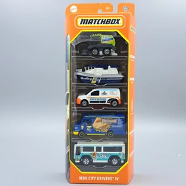 Matchbox 5db-os szett-MBX City Drivers fém kisautó