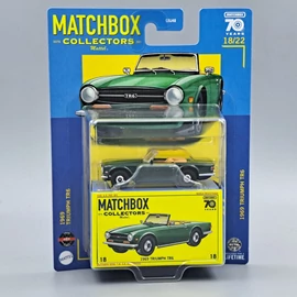 Triumph TR6 1969 Matchbox Collectors retró autómodell