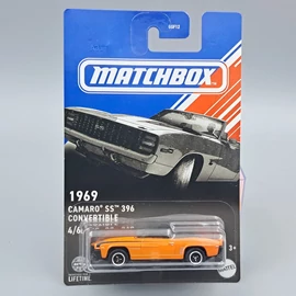 Camaro SS 396 1969 amerikai Matchbox 4/6 retró autómodell