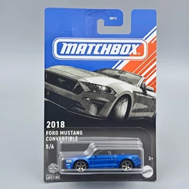  Ford Mustang 2018 amerikai Matchbox 5/6 autó modell