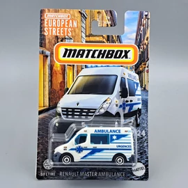 Renault Master Ambulance European Street matchbox kisautó