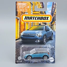 Citroen E-C4 European Streets Matchbox autó modell