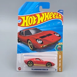 Hot Wheels - Lamborghini Miura SV '71 retró modell autó