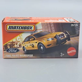 Ford Police Interceptor Matchbox arany kisautó