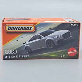 Audi TT RS Coupe 2019 Matchbox modell autó