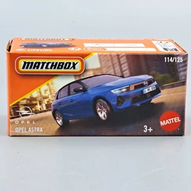 Opel Astra Matchbox modell kék kisautó