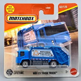 MBX EV Trash Truck kukásautó Matchbox modellautó
