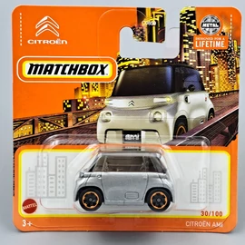  Citroen AMI 1:64 Matchbox szürke autó modell, játékautó