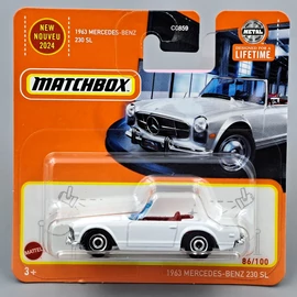 Mercedes-Benz 230 SL 1:64 Matchbox autó modell, játékautó