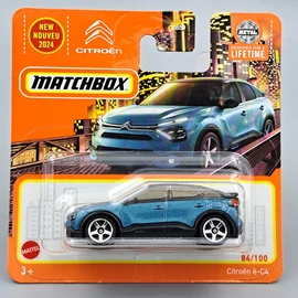 Citroen E-C4 1:64 Matchbox modell kék B