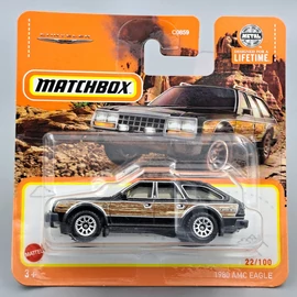 AMC Eagle 1980 1:64 fekete Matchbox  kisautó