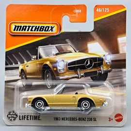 Mercedes-Benz 230 SL arany Matchbox  modell kisautó
