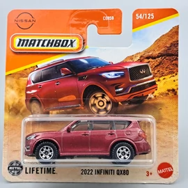 Infinit QX80 2022 1:64 Matchbox bordó kisautó