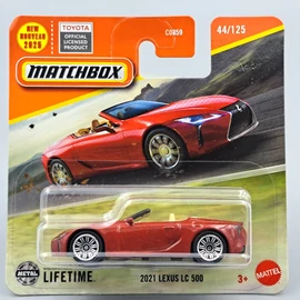 Lexus LC 500 2021 1:64 Matchbox modell autó modell kisautó