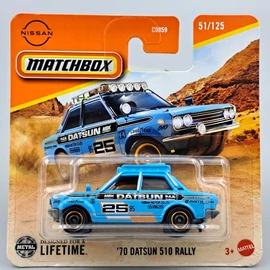Datsun 510 Rally '70 Matchbox  kisautó