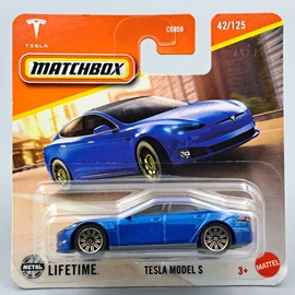 Tesla Model S 1:64 Matchbox modellautó