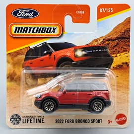 Ford Bronco Sport 1:64 Matchbox piros autómodell