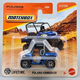 Polaris Ranger EV 1:64 kék Matchbox kisautó