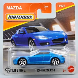 Mazda RX-8 2004 kék Matchbox modell autó modell kisautó